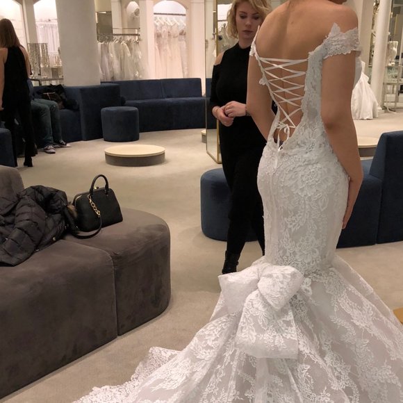 PNINA TORNAI WEDDING DRESS - Picture 6 of 8